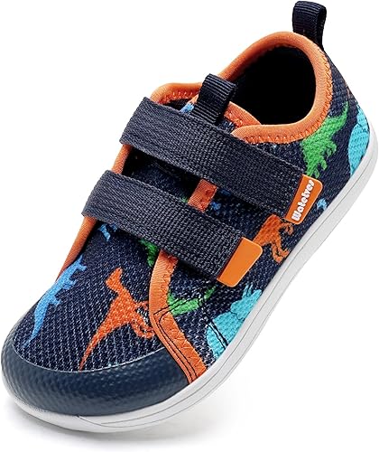 Toddler Little Kid Wide Barefoot The First Walking Shoes Girls Boys Breathable Lightweight Splay Naturally Minimalist Sneakers